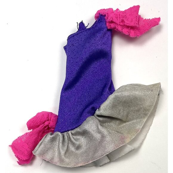 VTG 1986 HASBRO Rock N Curl Truly Outrageous Jem Replacement DRESS *Has Wear* - Picture 1 of 2